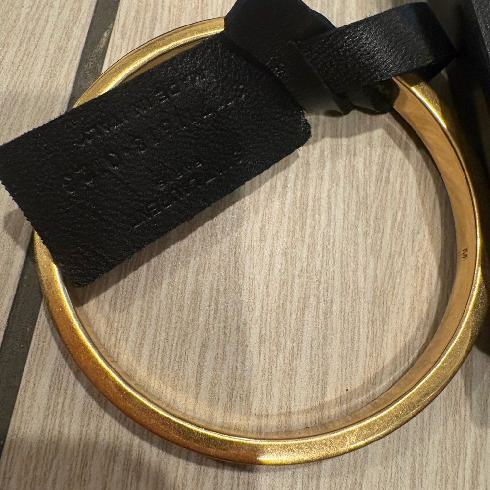 Brand new with box and dustbag Saint Laurent Black Leather Bracelet - Picture 5 of 5